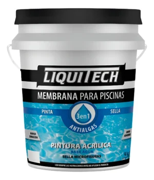Pintura para pileta Liquitech 3 En 1 4lt
