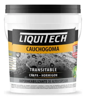 LIQUITECH CAUCHOGOMA IMPERMEABILIZANTE GRIS X 4KG