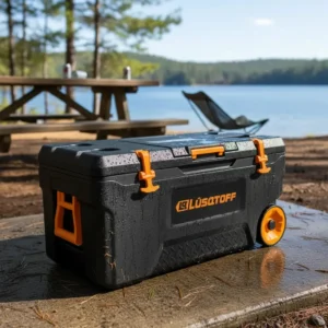 LUSQTOFF CONSERVADORA 75LT CON RUEDAS Y MANIJA (LOD008)